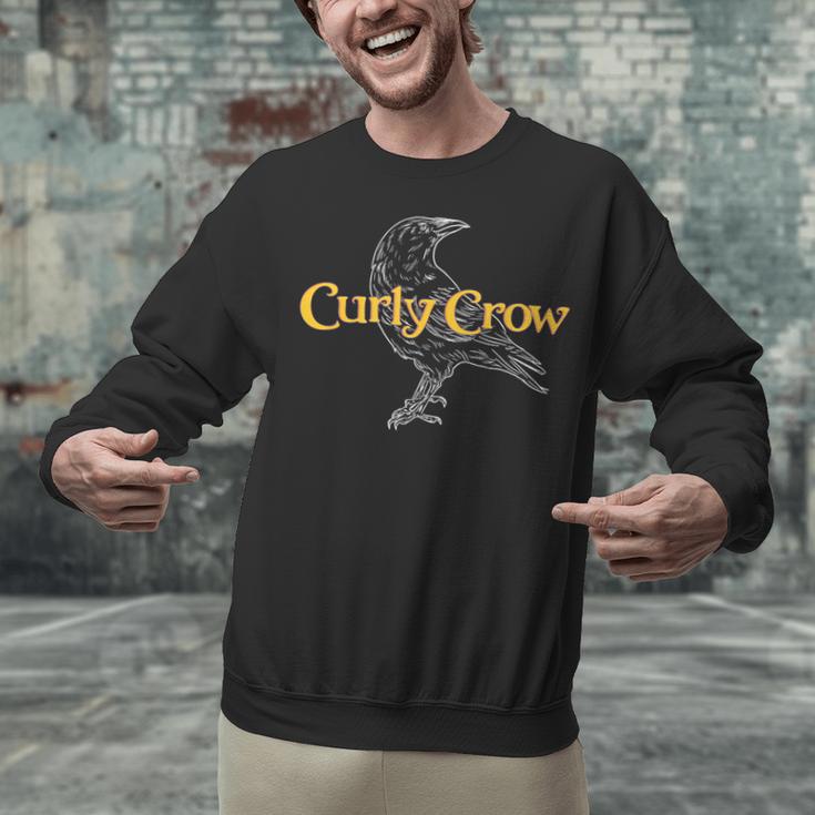 Curly Crow Art And Books Logo Unisex Sweatshirt