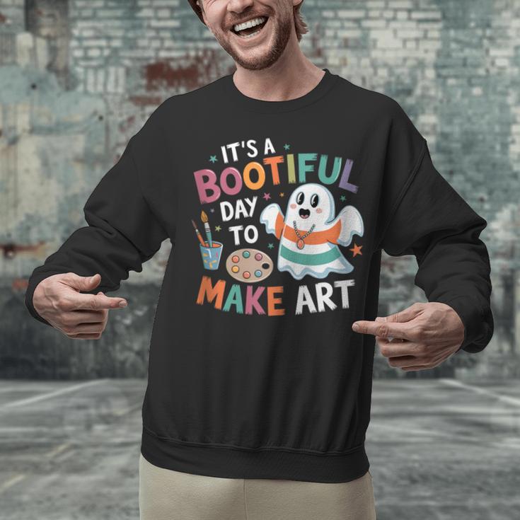 Cute Ghost Book Halloween Spooky Boo School Art Teacher Unisex Sweatshirt Cute Ghost Book Halloween Spooky Boo School Art Teacher Unisex Sweatshirt
