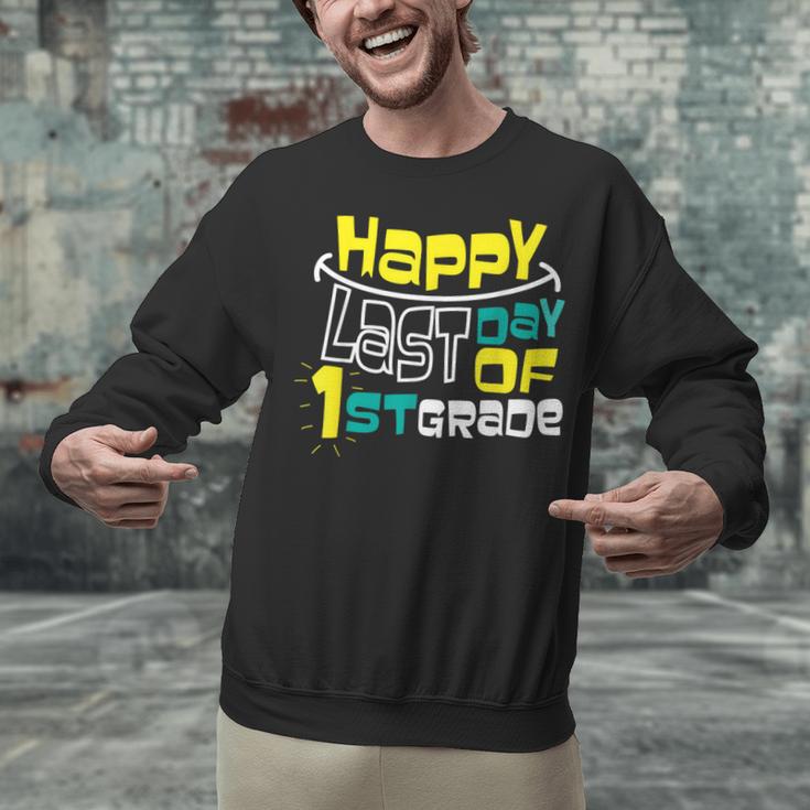 Cute Happy Last Day Of 1st Grade Shirt Kids Graduation Unisex Sweatshirt