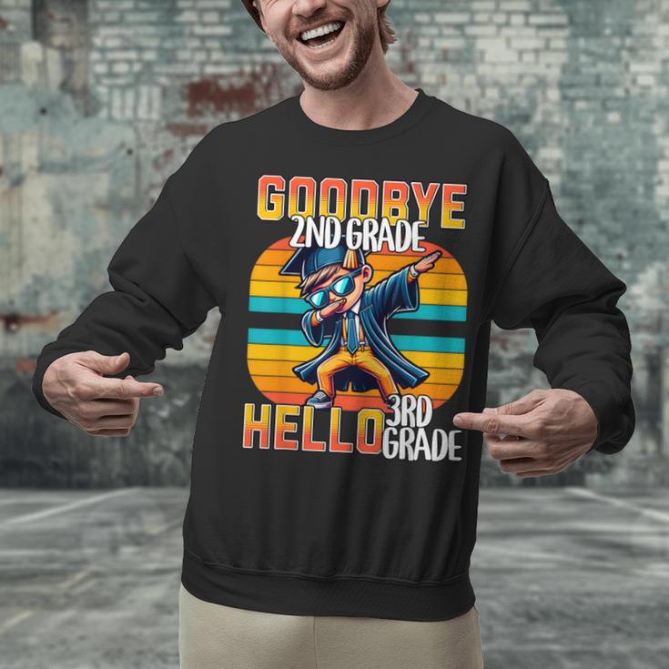 Dabbing Boy Goodbye 2nd Grade Hello 3rd Grade Graduation Unisex Sweatshirt
