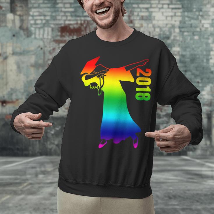 Dabbing Graduate 2018 Graduation Celebration Unisex Sweatshirt
