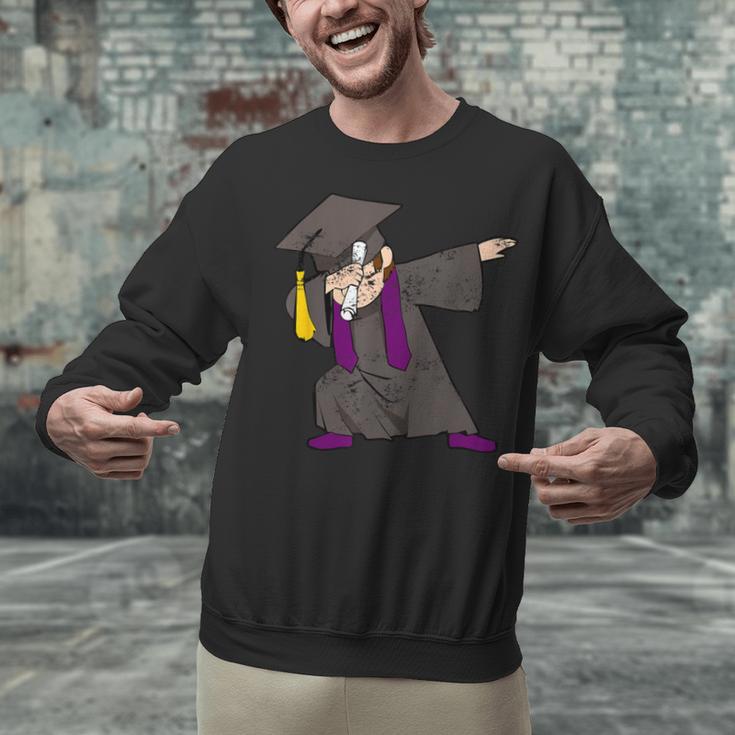 Dabbing Graduate For Graduation Men Dab CuteShirt Unisex Sweatshirt