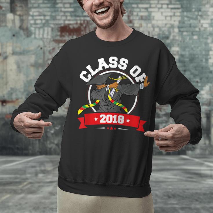 Dabbing Graduation Class Of 2018 TShirt History Month Unisex Sweatshirt