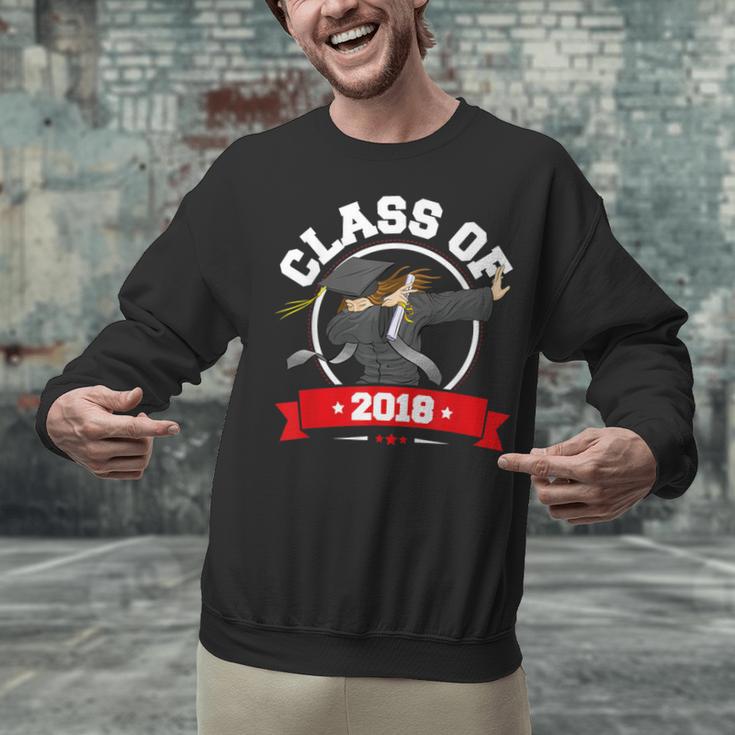 Dabbing Graduation Class Of 2018 Women Unisex Sweatshirt