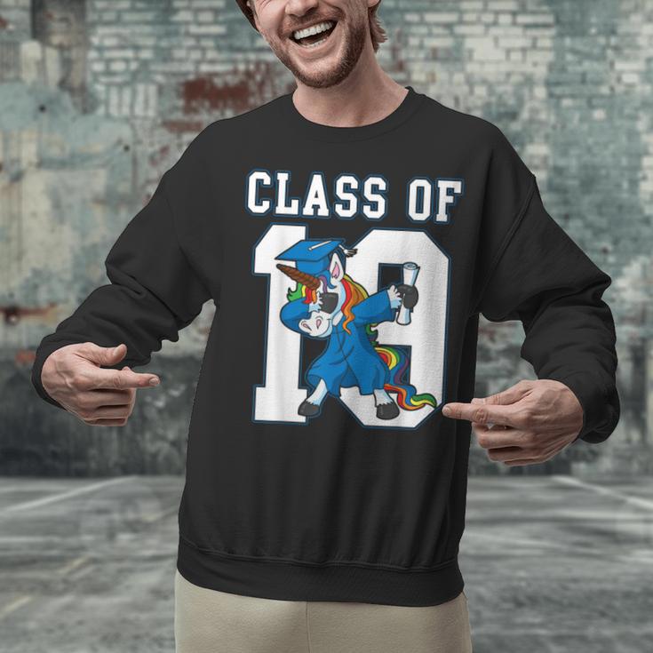 Dabbing Graduation Class Of 2019 Unicorn Shirt Unisex Sweatshirt