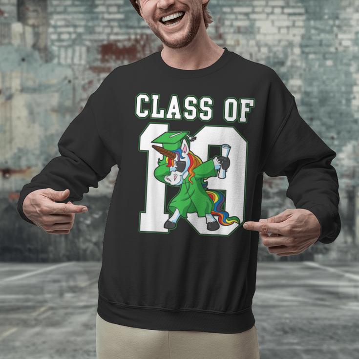Dabbing Graduation Class Of 2019 Dabbing Unicorn Tee Unisex Sweatshirt
