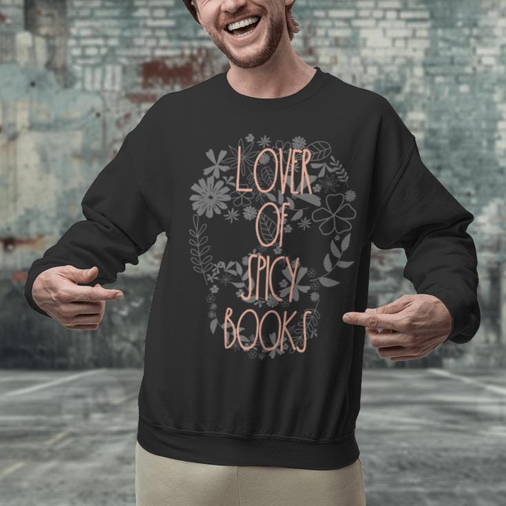 Dark Romance Book Lover Women Read Spicy Books Skeleton Dibs Unisex Sweatshirt