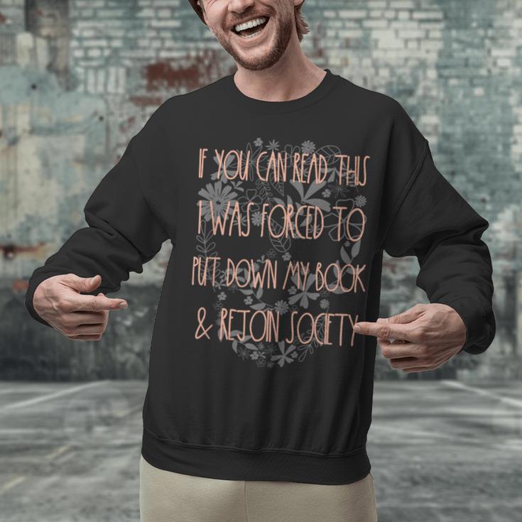 Dark Romance Put Down My Book Spicy Bookish Merch Romantasy Unisex Sweatshirt