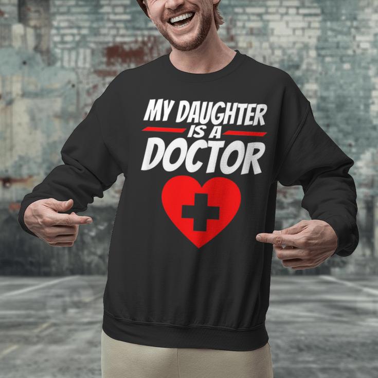 My Daughter Is A Doctor Shirt Proud Parents Graduation Unisex Sweatshirt