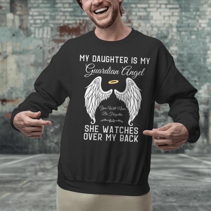 My Daughter Is My Guardian Angel In Heaven Memorial Memory Unisex Sweatshirt My Daughter Is My Guardian Angel In Heaven Memorial Memory Unisex Sweatshirt