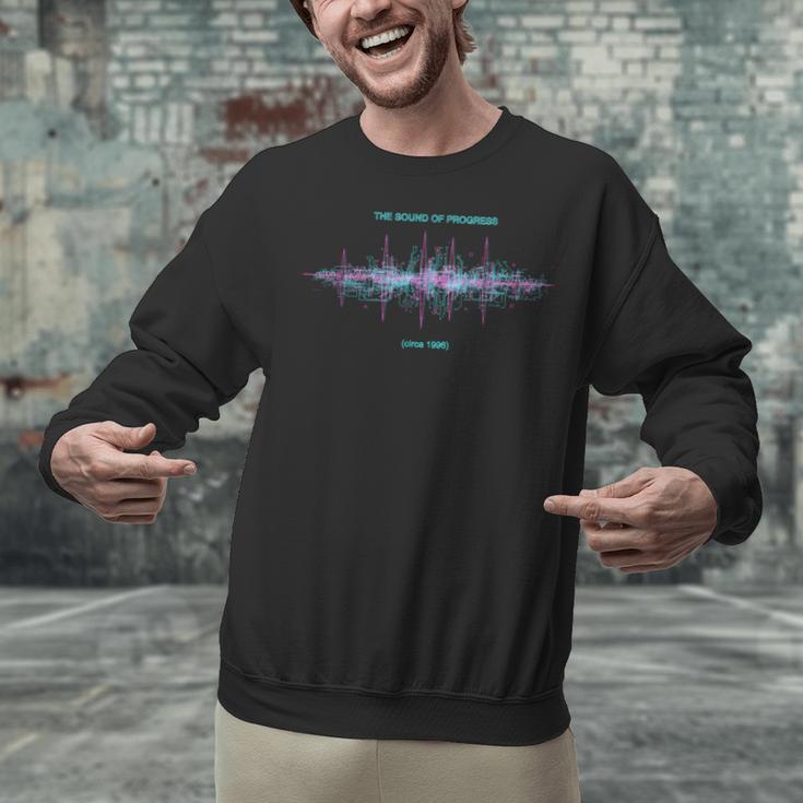 DIAL UP Modem Sound Of Progress 1996 Gen X Tech Nostalgia Unisex Sweatshirt