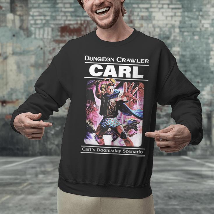 Dungeon Crawler Carl Vintage Paperback Illustration Book Unisex Sweatshirt