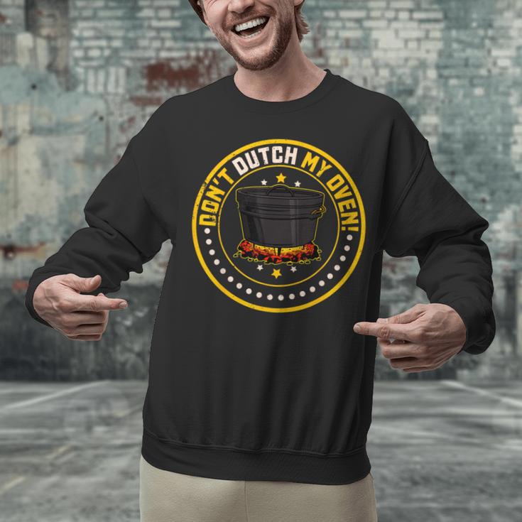 Dutch Oven Cookbook Casserole Cooking Cuisine Camping Recipe Unisex Sweatshirt