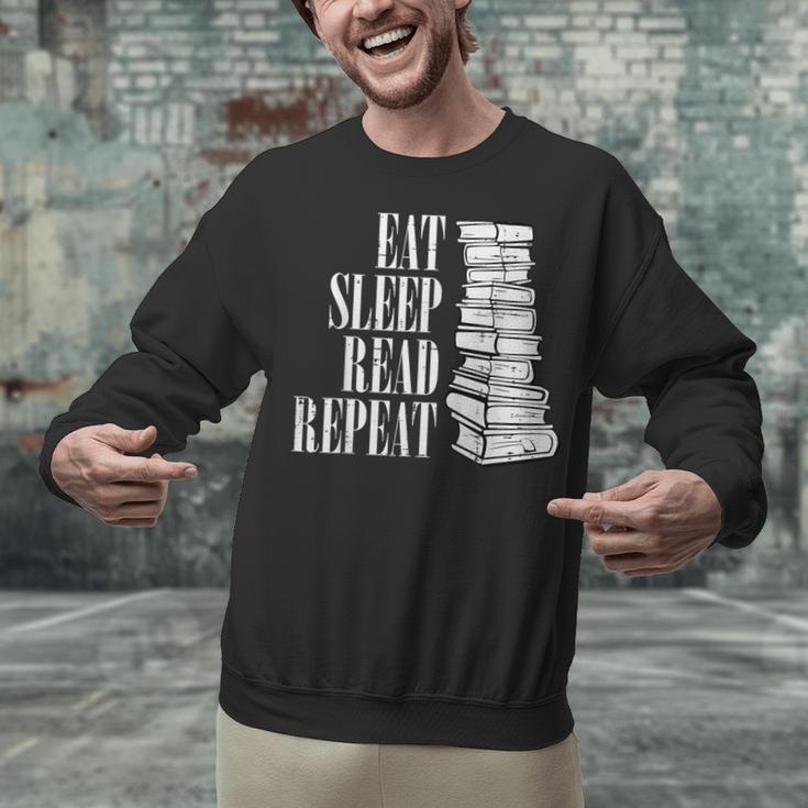 Eat Sleep Read Repeat Reading Book Librarian Men Women Kids Unisex Sweatshirt Eat Sleep Read Repeat Reading Book Librarian Men Women Kids Unisex Sweatshirt