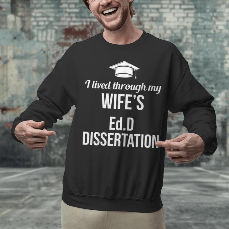 EDD Doctor Of Education EdD Wife Doctorate Graduation Unisex Sweatshirt