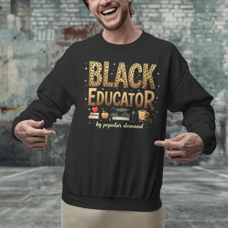 Educator By Popular Demand African American Book Lover Unisex Sweatshirt Educator By Popular Demand African American Book Lover Unisex Sweatshirt