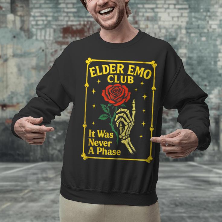Elder Emo Club Emo Gothic Music Nostalgia Unisex Sweatshirt Elder Emo Club Emo Gothic Music Nostalgia Unisex Sweatshirt