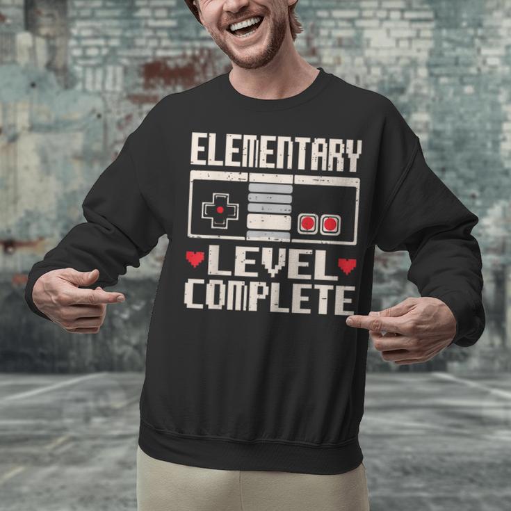 Elementary Level Complete Gamer Class Of 2025 Graduation Unisex Sweatshirt