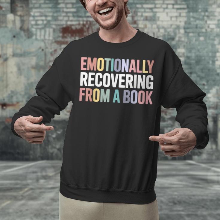 Emotionally Recovering From a Book Reading Librarian Unisex Sweatshirt Emotionally Recovering From a Book Reading Librarian Unisex Sweatshirt