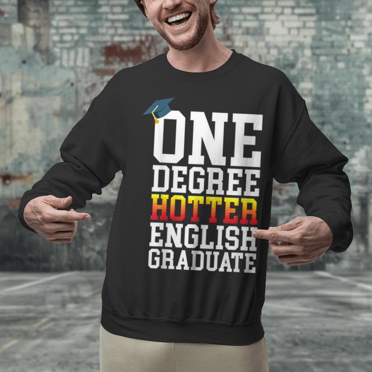 English Major Shirt Now Hotter By One Degree Graduation Unisex Sweatshirt