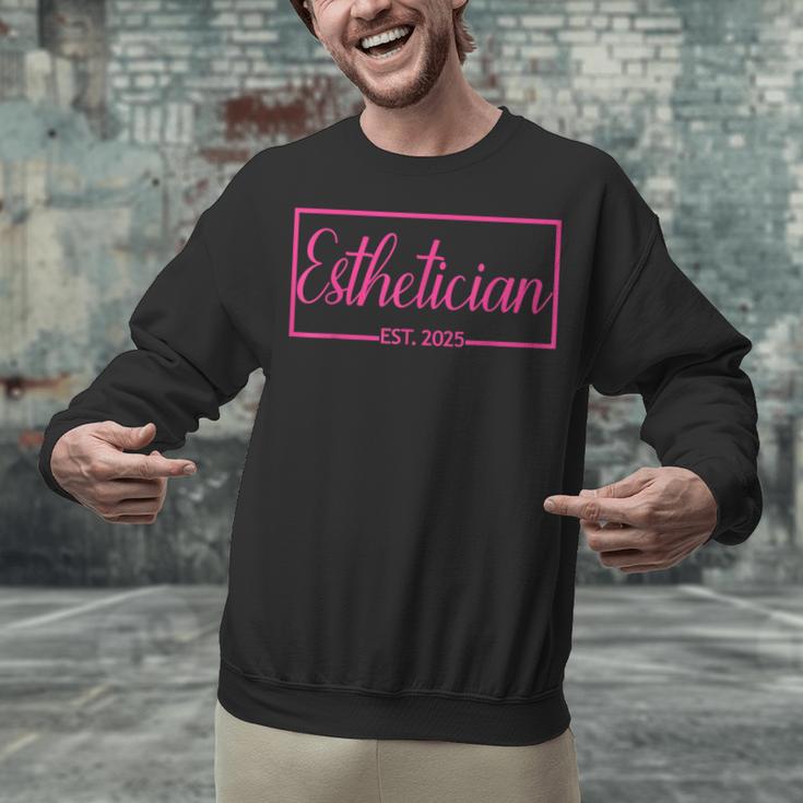 Esthetician Est 2025 Skin Care Specialist Graduation Unisex Sweatshirt