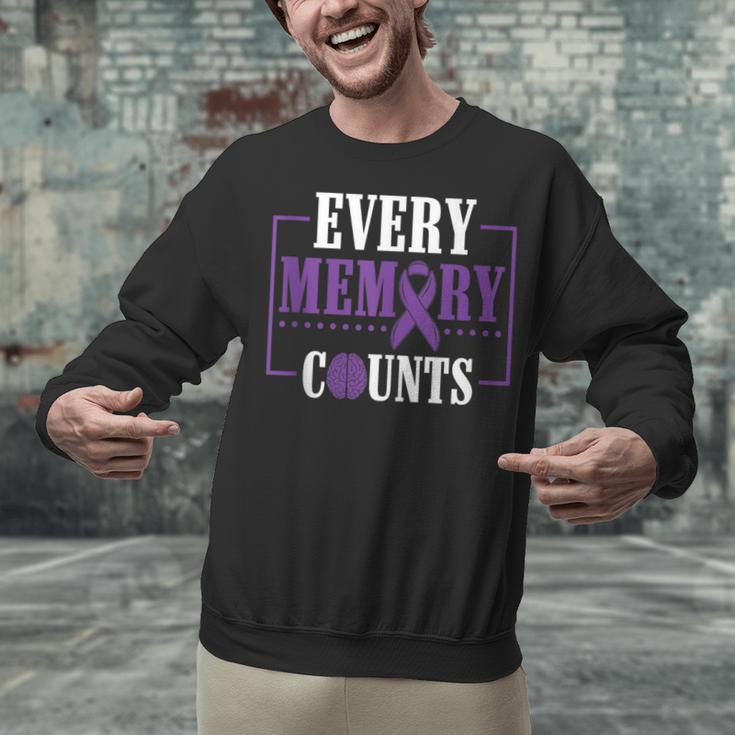Every Memory Counts Alzheimer's Awareness Dementia Unisex Sweatshirt Every Memory Counts Alzheimer's Awareness Dementia Unisex Sweatshirt