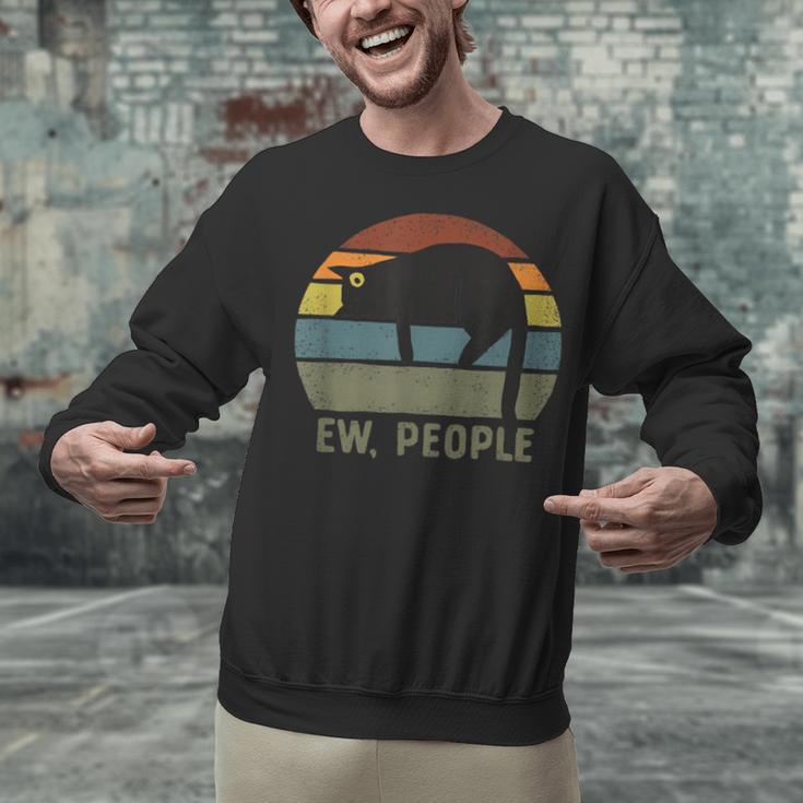 Ew People Cat Lazy Introvert Anti Social Unisex Sweatshirt Ew People Cat Lazy Introvert Anti Social Unisex Sweatshirt