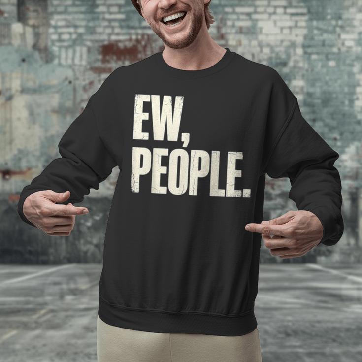 EW People Introvert Sarcastic Graphic Style Unisex Sweatshirt