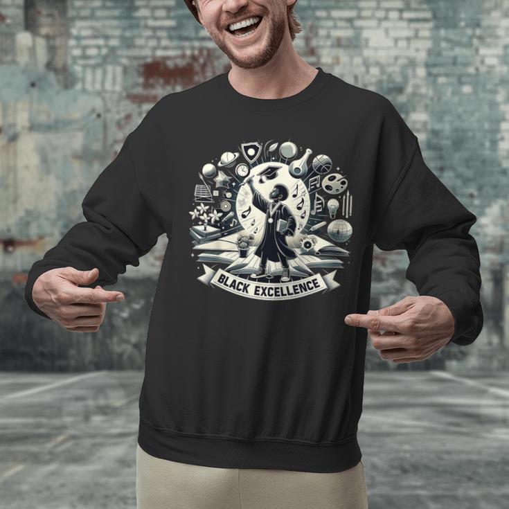 Excellence Graduation Black History Month Inspiring Unisex Sweatshirt