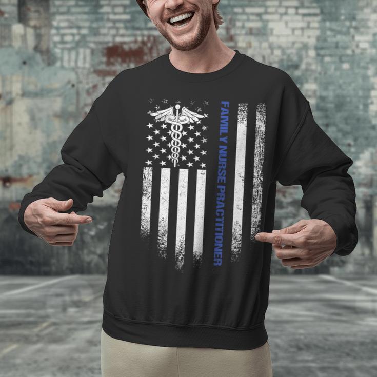 Family Nurse Practitioner Flag FNP Nursing Graduation Unisex Sweatshirt