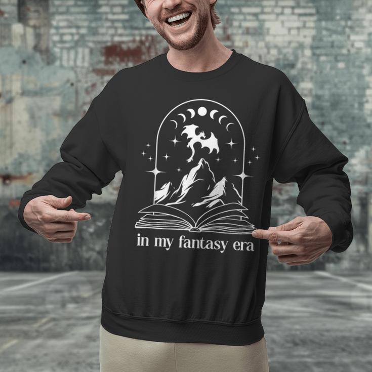 In My Fantasy Era ShirtSmutty Book Dragon In My Fantasy Era Unisex Sweatshirt
