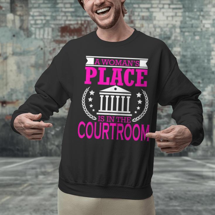 Female Lawyer Women Law Student Graduation Bar Exam Unisex Sweatshirt