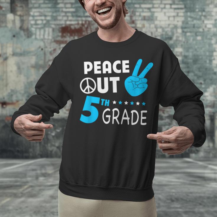 Fifth Grade Graduation Peace Out 5th Grade Boys Unisex Sweatshirt