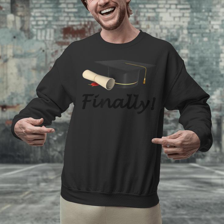 Finally I'm Graduate Graduation Unisex Sweatshirt