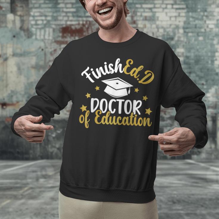 FinishEdD Doctor Of Education Graduation EdD Graduate Unisex Sweatshirt