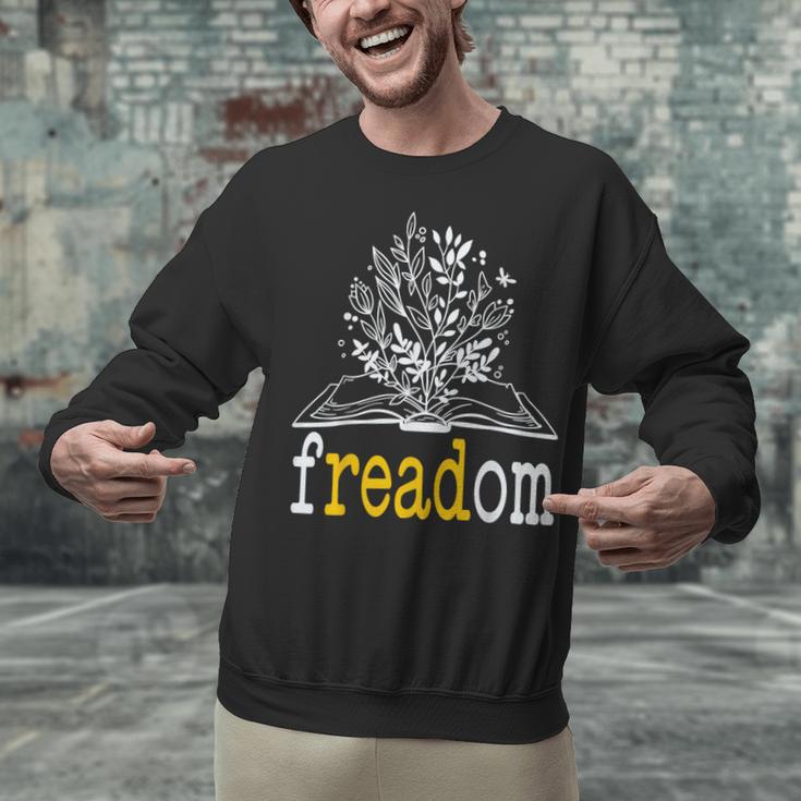 Freadom Freedom Read Banned Books Librarians Unisex Sweatshirt Freadom Freedom Read Banned Books Librarians Unisex Sweatshirt