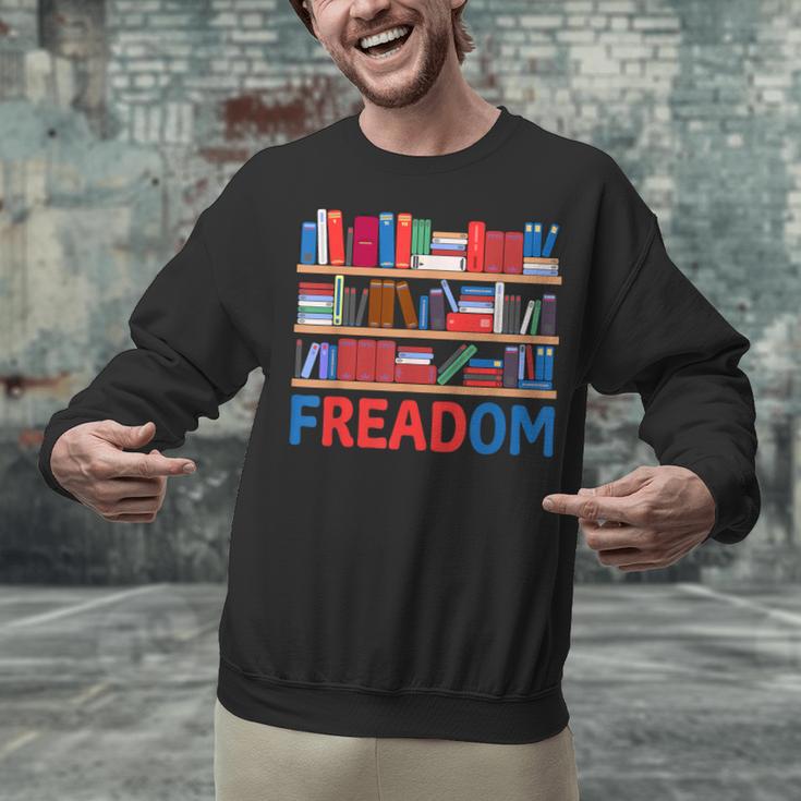 Freadom To Read Book Lover Reading Freedom Unisex Sweatshirt