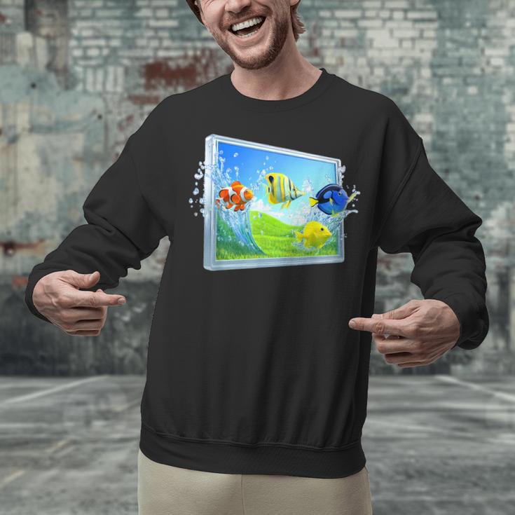Frutiger Aero Fish Unisex Sweatshirt