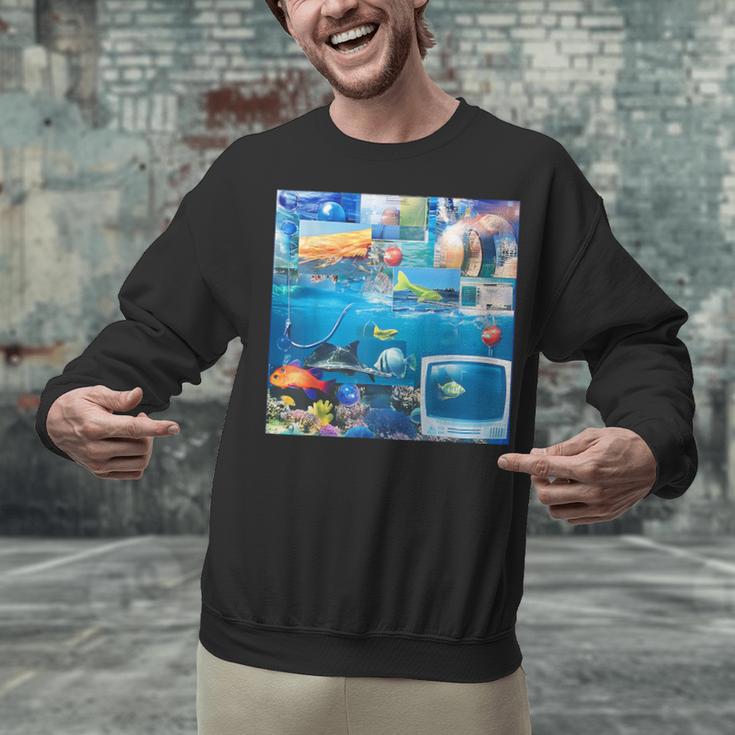 Frutiger Aero Retro Vibes Y2K Retro Grunge Unisex Sweatshirt