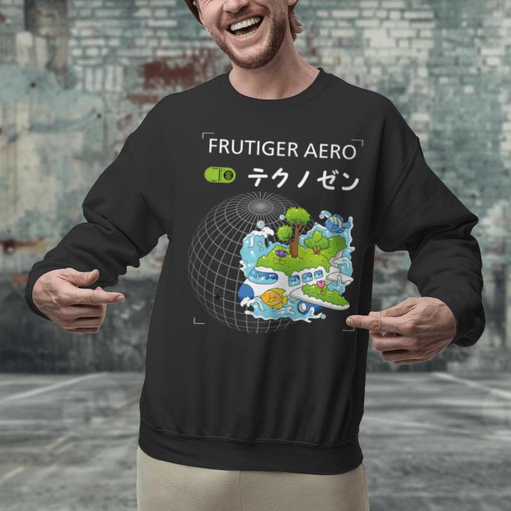 Frutiger Aero Y2K Fashion Trends Statement Piece Tech Orbite Unisex Sweatshirt Frutiger Aero Y2K Fashion Trends Statement Piece Tech Orbite Unisex Sweatshirt