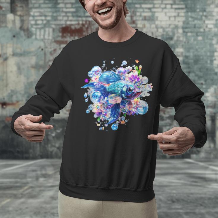 Frutiger Aero Y2K Fish Unisex Sweatshirt Frutiger Aero Y2K Fish Unisex Sweatshirt