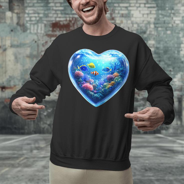 Frutiger Aero Y2K Heart Unisex Sweatshirt