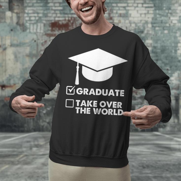 Funny Graduate Joke Mens Womens Graduation Gifts Unisex Sweatshirt