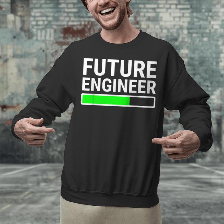 Future Engineer Loading Bar Cool Graduation Unisex Sweatshirt