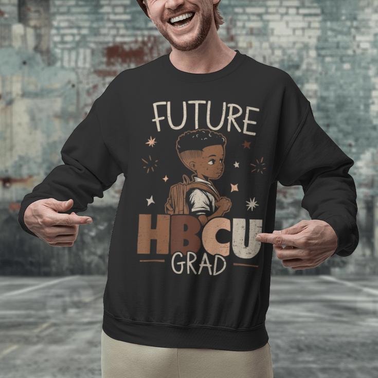 Future HBCU Grad Graduate Afro Boy College Graduation Unisex Sweatshirt