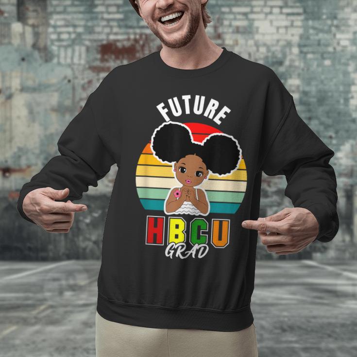 Future HBCU Grad Graduate Afro Girl College Graduation Unisex Sweatshirt