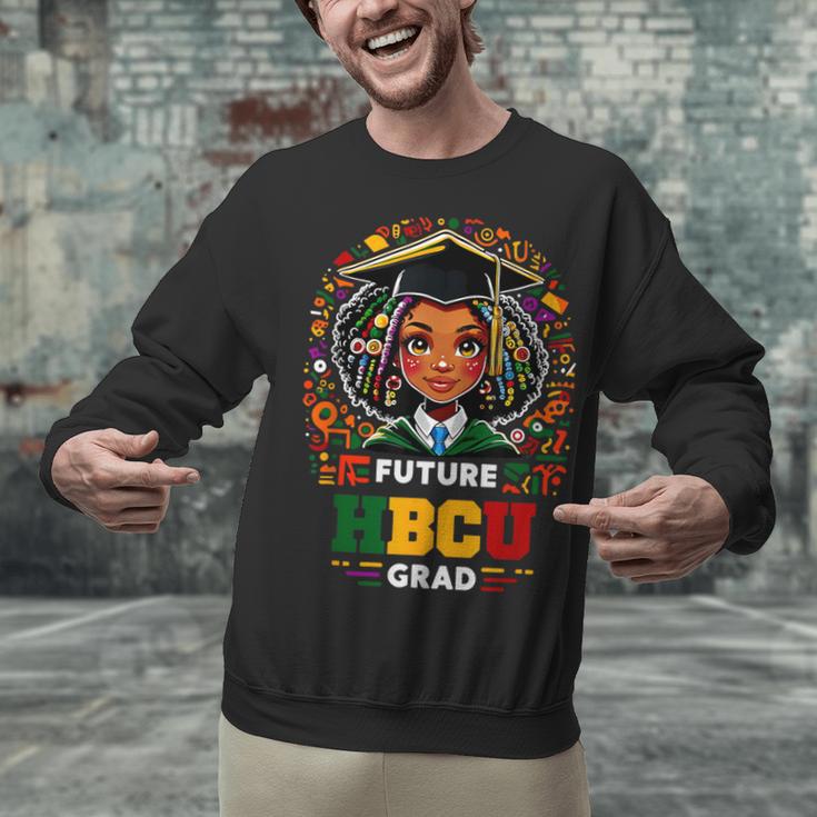 Future HBCU Grad Graduation Students Girl Kids Unisex Sweatshirt