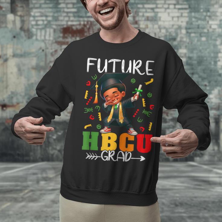 Future HBCU Grad History Boy Graduation HBCU Kids Unisex Sweatshirt