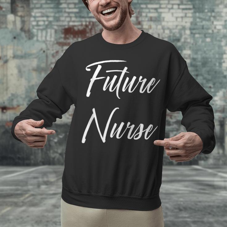 Future Nurse Shirt Cute Graduation Grad Unisex Sweatshirt