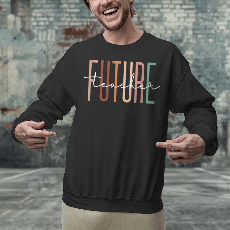 Future Teacher Educator Teacher In Progress Graduation Unisex Sweatshirt